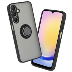 Husa Samsung Galaxy A25 5G Techsuit Glinth cu inel suport stand magnetic, negru