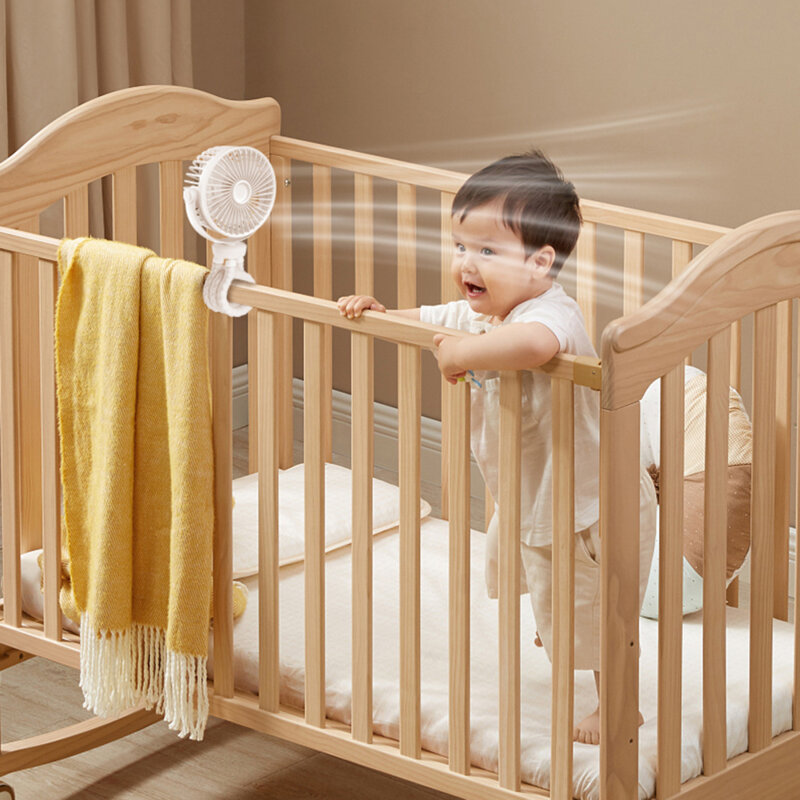 Ventilator portabil pentru carucior Techsuit, negru, VP1