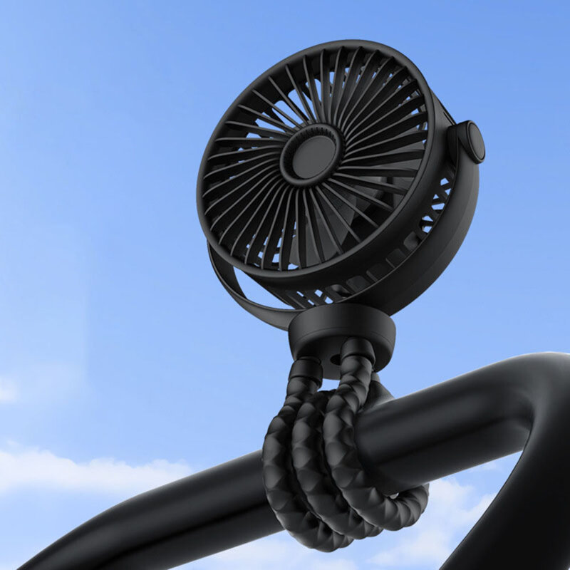 Ventilator portabil pentru carucior Techsuit, alb, VP1