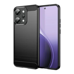 Husa Oppo Reno14 Pro Techsuit Carbon Silicone, negru