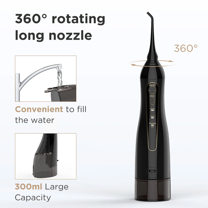 Irigator bucal cu 7 capete, 3 moduri Bitvae, alb, BV5020E