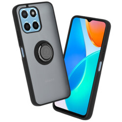 Husa Honor X6 Techsuit Glinth cu inel suport stand magnetic, negru