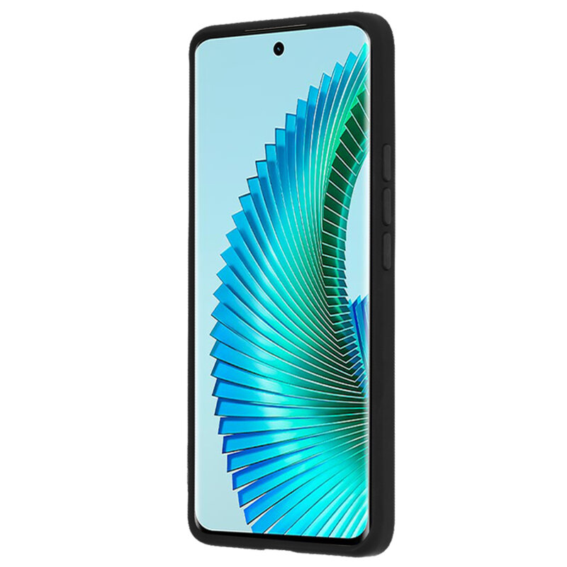 Husa Honor Magic6 Lite Techsuit Glinth cu inel suport stand magnetic, negru