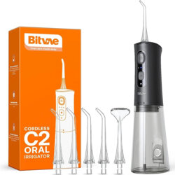 Irigator bucal cu 6 capete, 3 moduri Bitvae, negru, BVC2