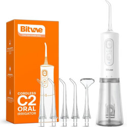 Irigator bucal cu 6 capete, 3 moduri Bitvae, alb, BVC2