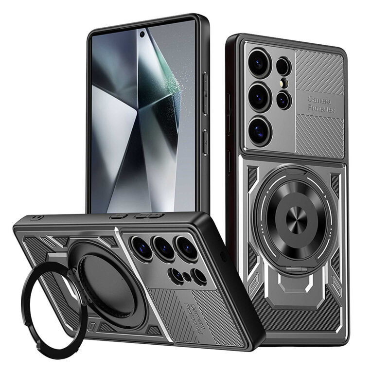 Husa Oppo Reno13 F 4G Techsuit RuggedCam, gri