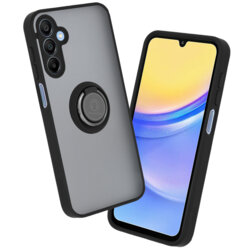 Husa Samsung Galaxy A15 5G Techsuit Glinth cu inel suport stand magnetic, negru