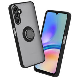 Husa Samsung Galaxy A05s Techsuit Glinth cu inel suport stand magnetic, negru