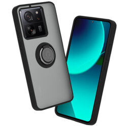 Husa Xiaomi 13T Techsuit Glinth cu inel suport stand magnetic, negru