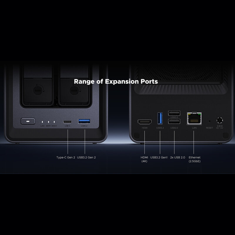 Statie de stocare date digitale (NAS) 54TB Ugreen, 25369