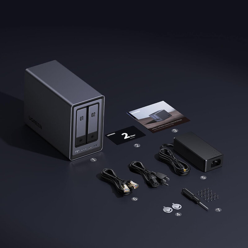 Statie de stocare date digitale (NAS) 54TB Ugreen, 25369