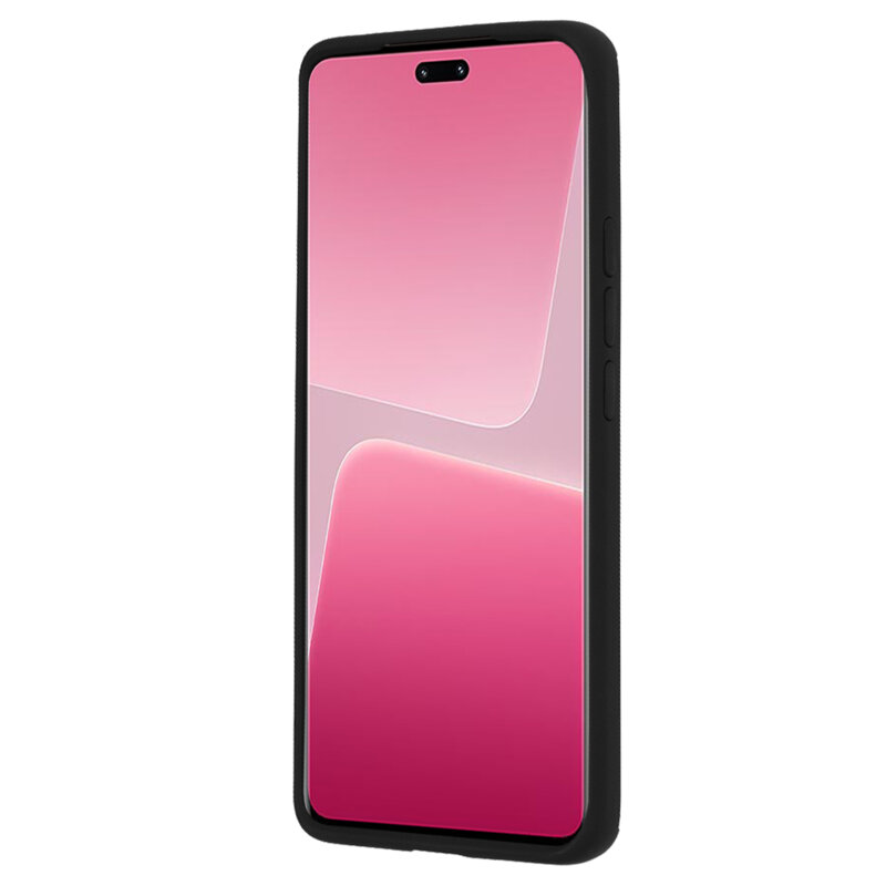 Husa Xiaomi 13 Lite Techsuit Glinth cu inel suport stand magnetic, negru