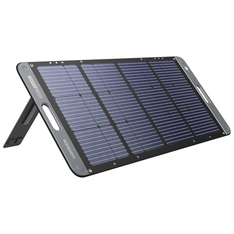 Panou solar portabil Ugreen, 100W, 19V, IP67, negru, 15113