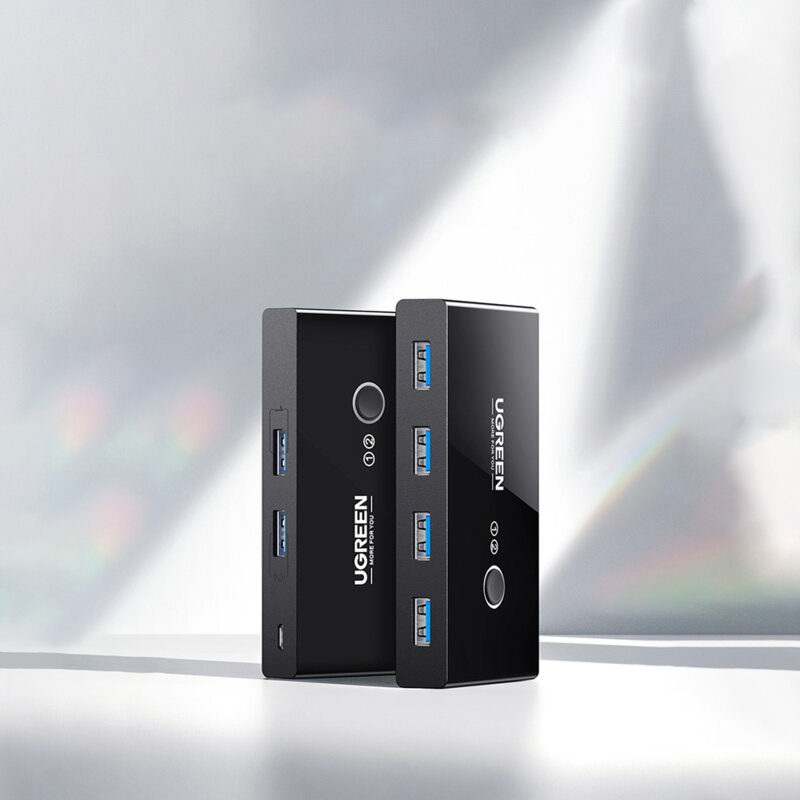 Hub 4x USB, docking station Ugreen Sharing Switch Box, 30768