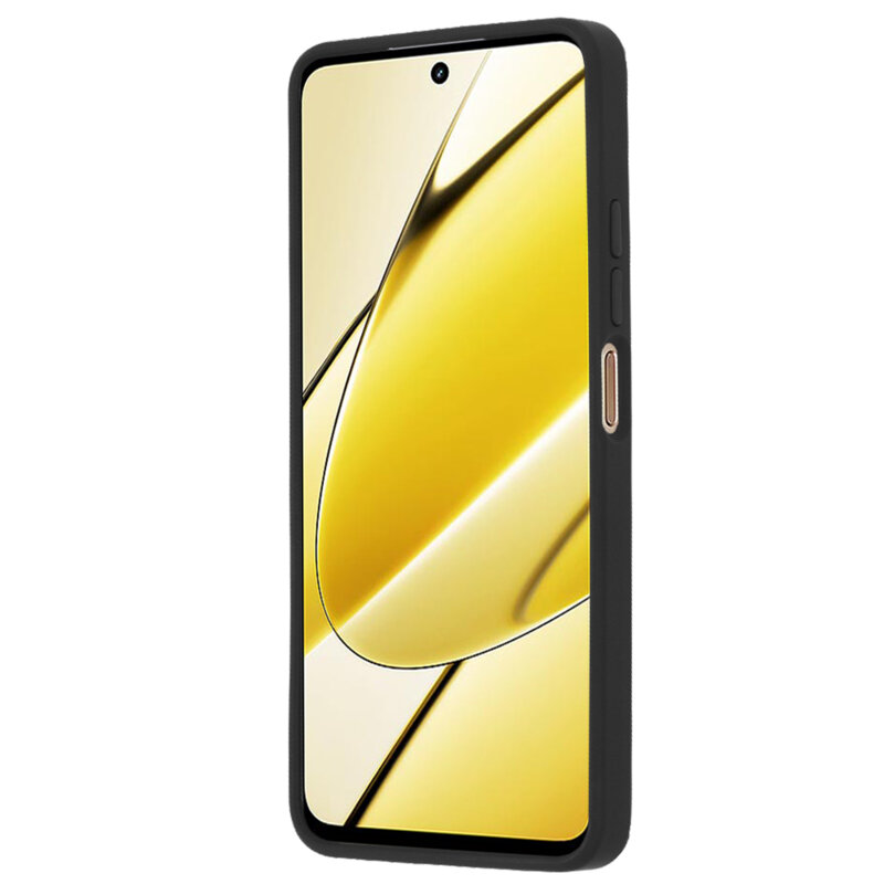 Husa Realme 11 5G Techsuit Glinth cu inel suport stand magnetic, negru