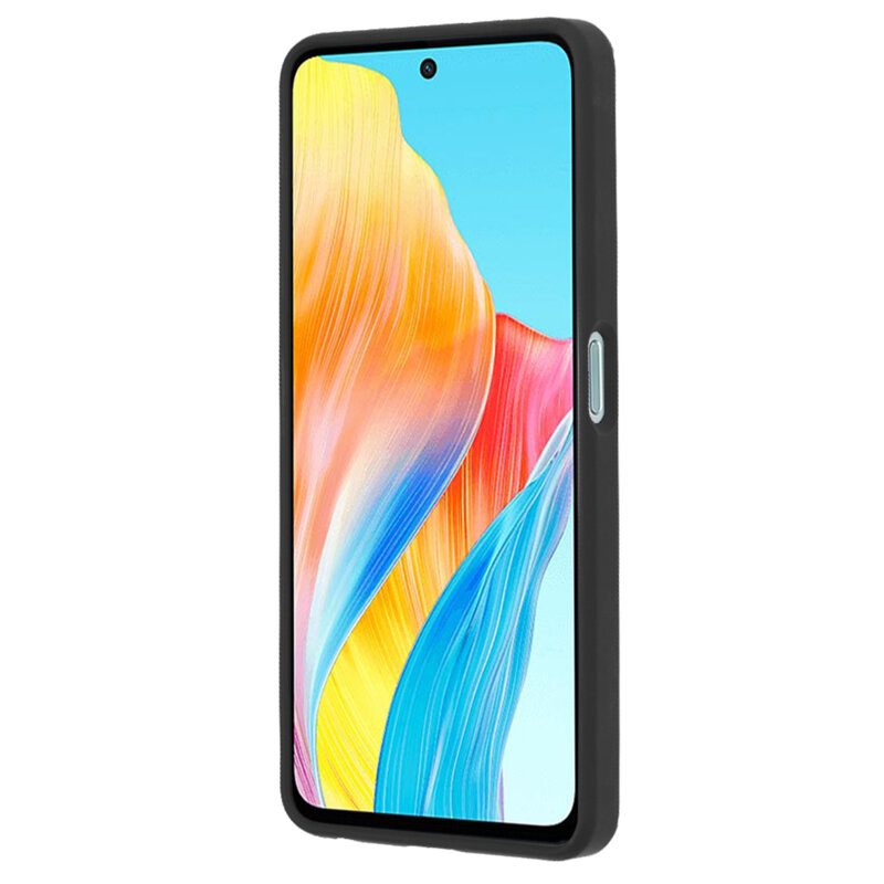 Husa Oppo A98 5G Techsuit Glinth cu inel suport stand magnetic, negru