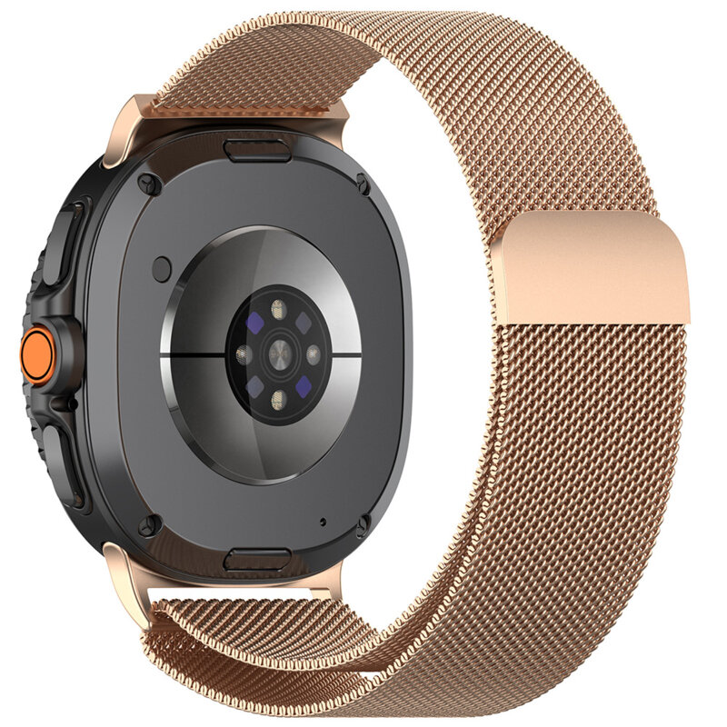 Curea Samsung Galaxy Watch8 Classic Techsuit, roz auriu, W009