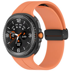 Curea Samsung Galaxy Watch8 Classic Techsuit, portocaliu, W011