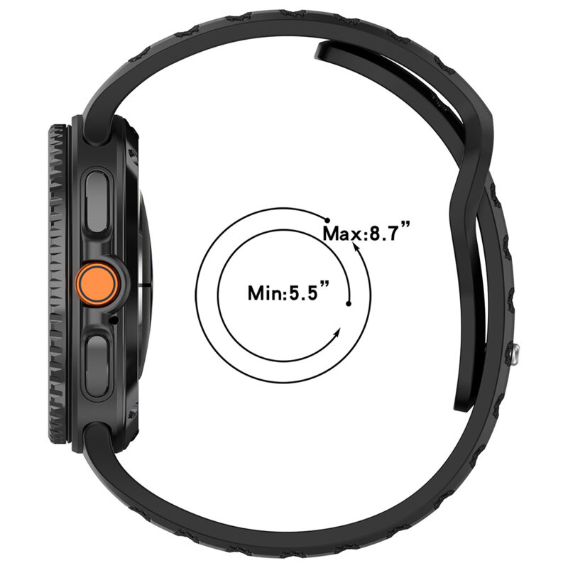 Curea Samsung Galaxy Watch8 Classic Techsuit, negru, W050