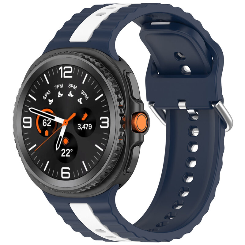 Curea Samsung Galaxy Watch8 44mm Techsuit, bleumarin, W078