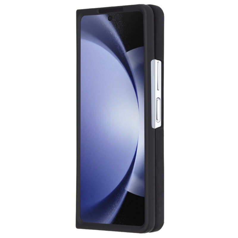 Husa Samsung Galaxy Z Fold5 Techsuit Glinth cu inel suport stand magnetic, negru
