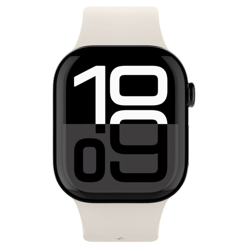 Curea Apple Watch 1 38mm Spigen Nano Pop, bej / portocaliu