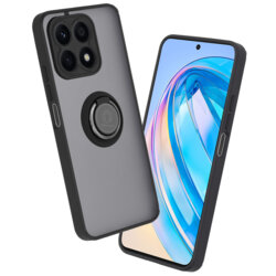 Husa Honor X8a Techsuit Glinth cu inel suport stand magnetic, negru