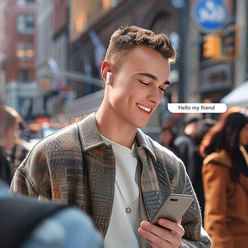 Casti True wireless cu microfon, Noise Reduction Ugreen H5