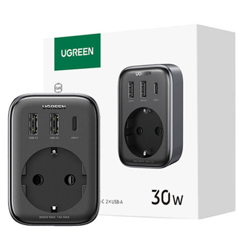 Incarcator priza de perete USB, tip C, AC, 30W Ugreen, CD314