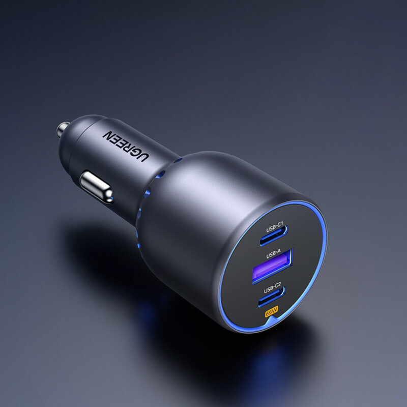 Incarcator auto USB, 2x Type-C Fast Charge Ugreen, 35024