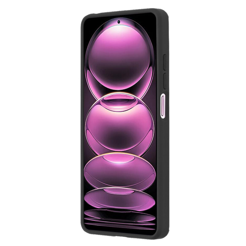 Husa Xiaomi Redmi Note 12 Pro 5G Techsuit Glinth cu inel suport stand magnetic, negru