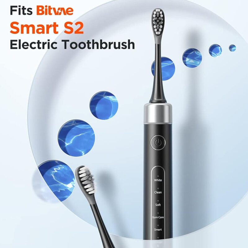 Rezerve Gum Care pentru periuta Bitvae S2\S3, alb, GCS22