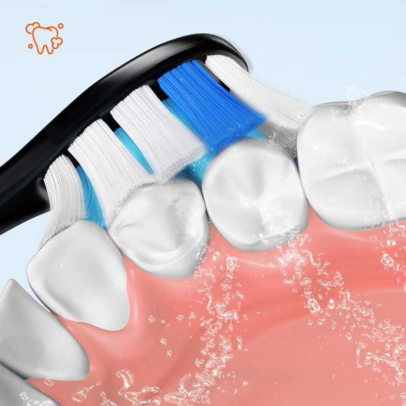 Capete interschimbabile pentru periuta Bitvae BVS2, negru, GCS2