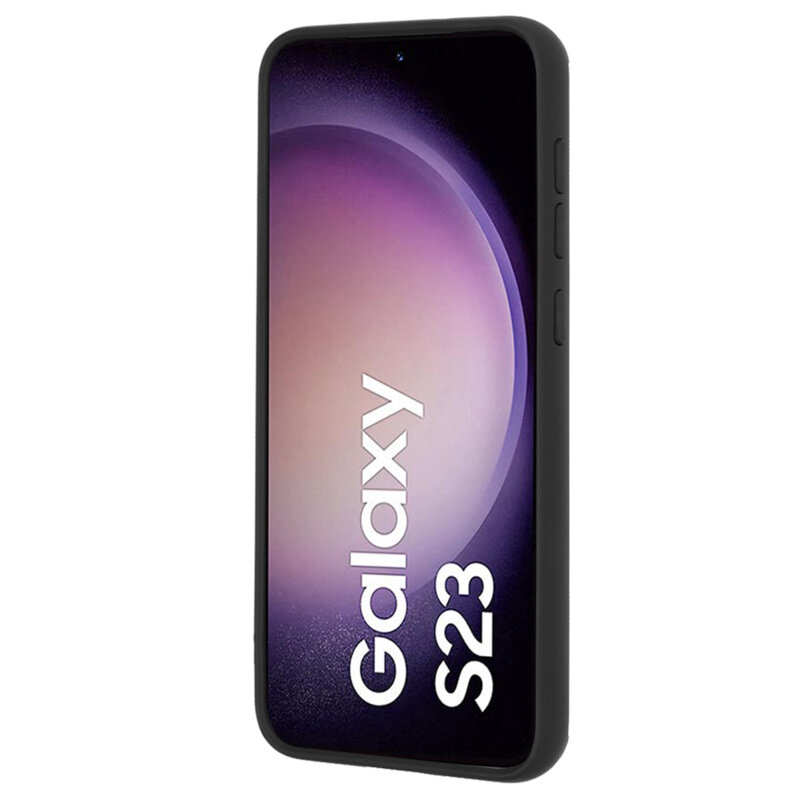 Husa Samsung Galaxy S23 Techsuit Glinth cu inel suport stand magnetic, negru