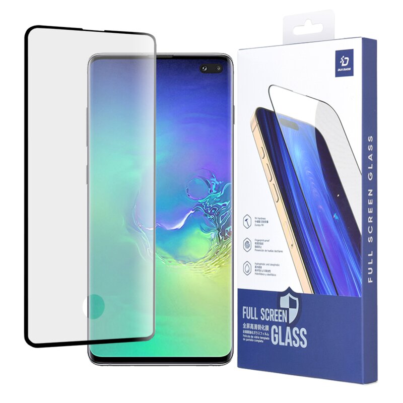 Folie Sticla Samsung Galaxy S10 Plus Dux Ducis Tempered Glass - Negru