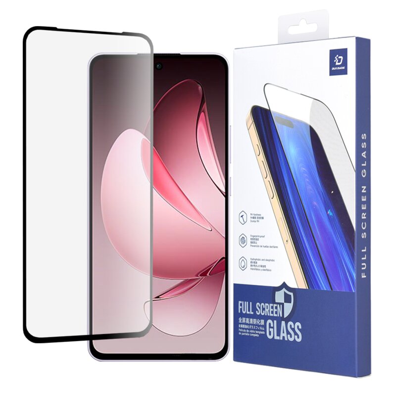 Folie sticla Oppo Reno13 F 4G Dux Ducis Tempered Glass, negru