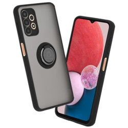 Husa Samsung Galaxy A13 4G Techsuit Glinth cu inel suport stand magnetic, negru