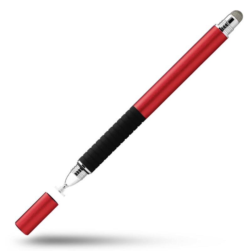 Stylus Pen Techsuit, 2in1 Universal, Android, iOS, rosu, JC02