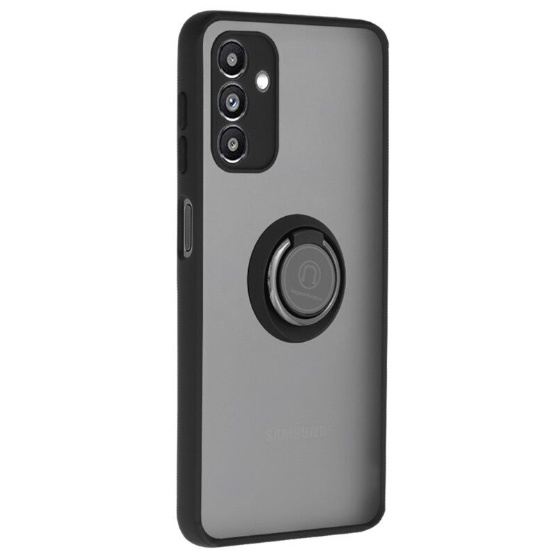 Husa Samsung Galaxy A13 5G Techsuit Glinth cu inel suport stand magnetic, negru