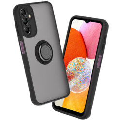 Husa Samsung Galaxy A14 4G Techsuit Glinth cu inel suport stand magnetic, negru