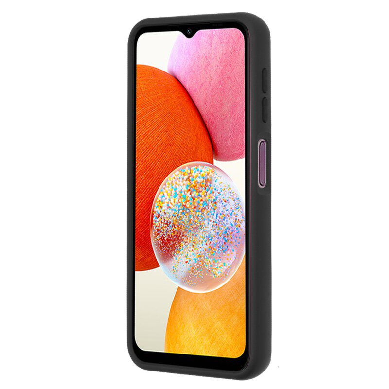 Husa Samsung Galaxy A14 4G Techsuit Glinth cu inel suport stand magnetic, negru