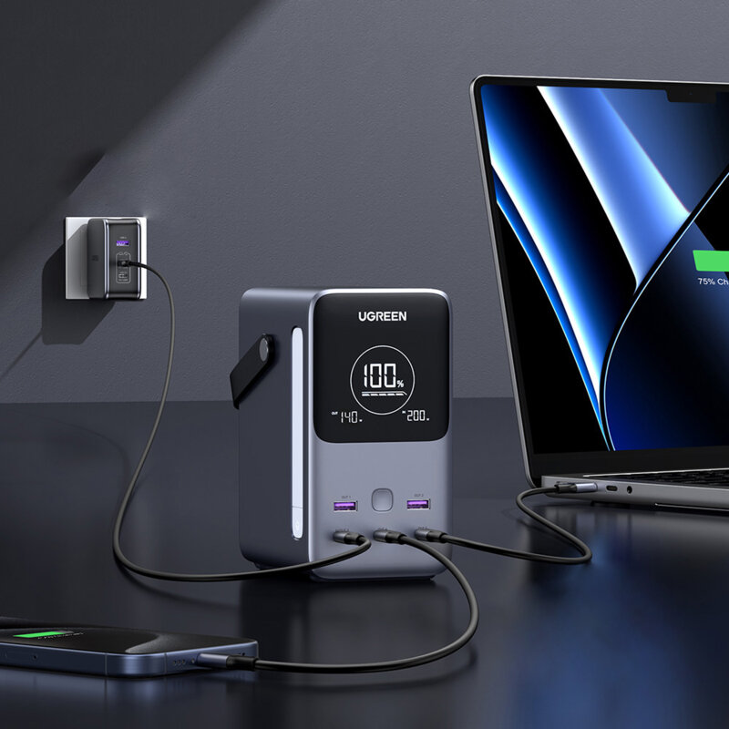 Baterie externa Fast Charge, 48000mAh Ugreen, 300W, 25286