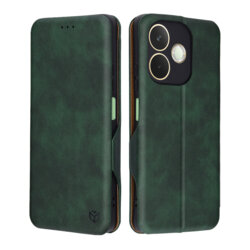 Husa 360° Oppo A5 Pro 4G Techsuit Safe Wallet Plus, verde