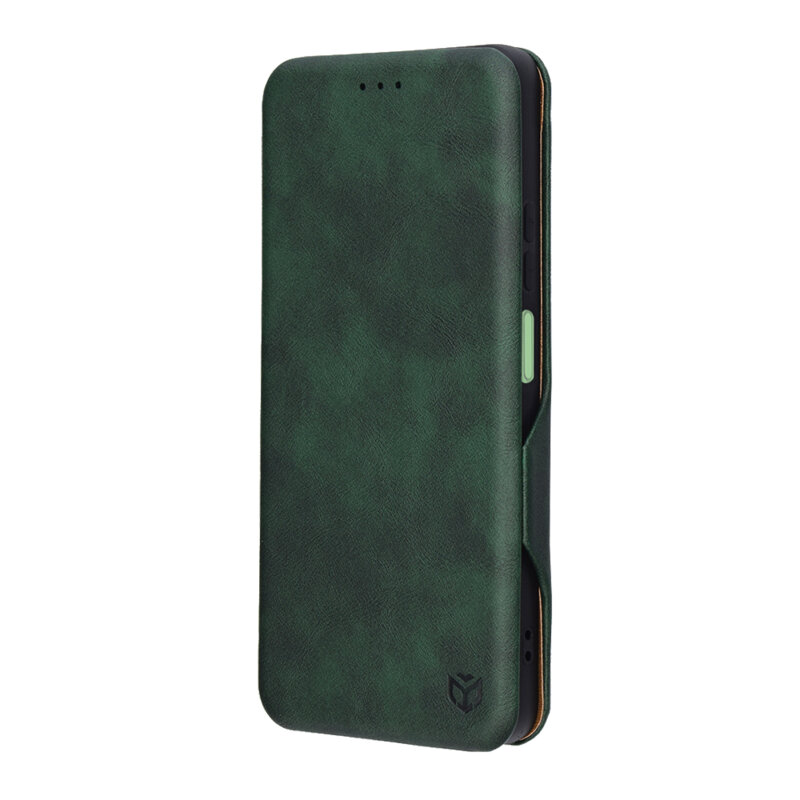 Husa 360° Oppo A5 Pro 4G Techsuit Safe Wallet Plus, verde