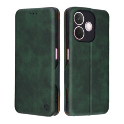 Husa 360° Oppo A5 Pro 5G Techsuit Safe Wallet Plus, verde