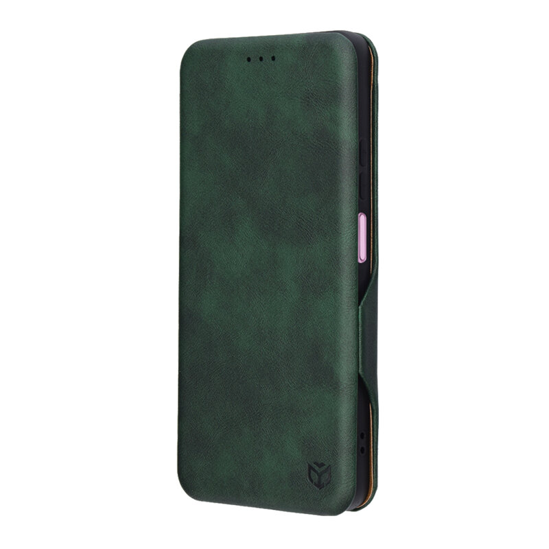 Husa 360° Oppo A5 Pro 5G Techsuit Safe Wallet Plus, verde