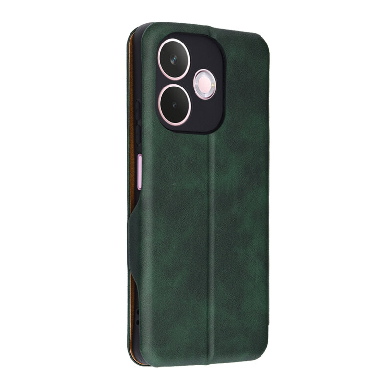 Husa 360° Oppo A5 Pro 5G Techsuit Safe Wallet Plus, verde