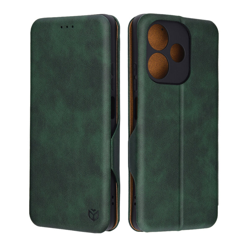 Husa 360° Oppo A5 Pro 5G Techsuit Safe Wallet Plus, verde