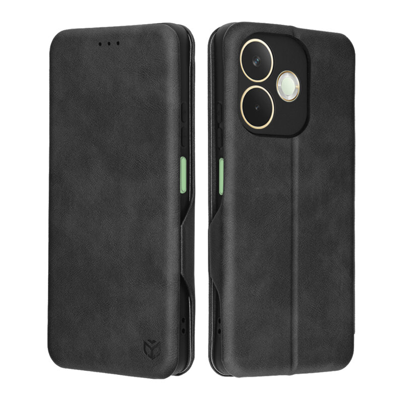 Husa 360° Oppo A5 Pro 4G Techsuit Safe Wallet Plus, negru