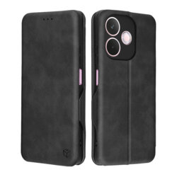 Husa 360° Oppo A5 Pro 5G Techsuit Safe Wallet Plus, negru
